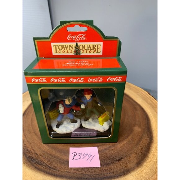 Coca-Cola Town Square Collection Boys Are Boys 1995 Figurines In Box - Picture 7 of 7